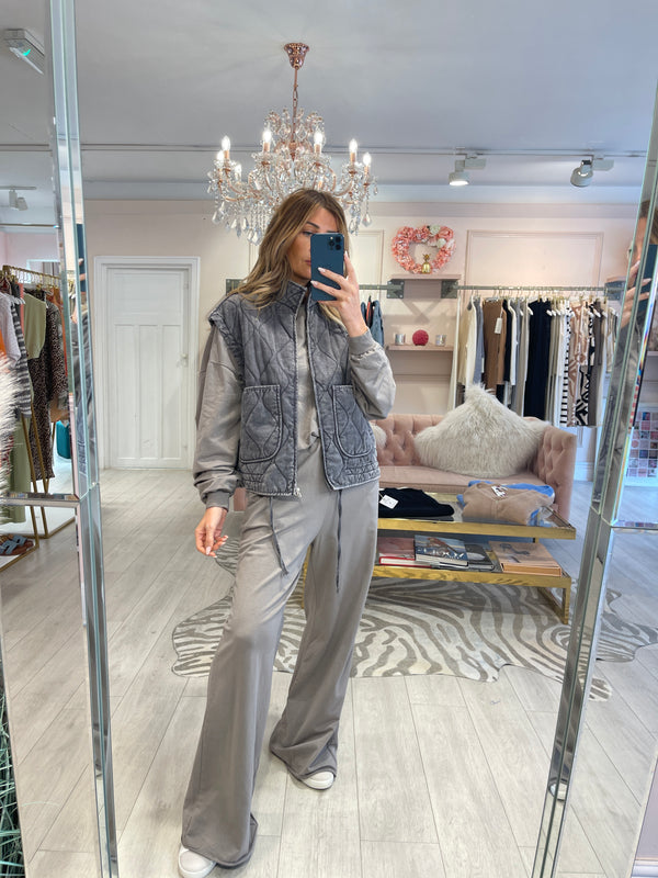 FAITH LOUNGE TRACKSUIT GREY