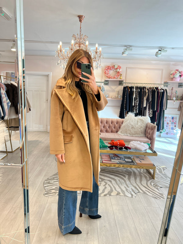 CECILE CAMEL OVERCOAT